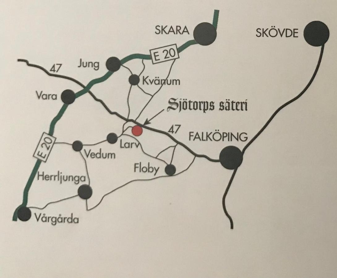 Sjoetorps Saeteris Bed & Breakfast Flygeln Larv Eksteriør billede